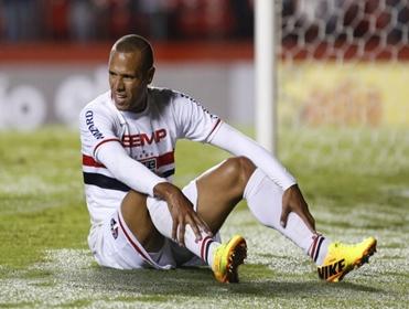 Luis Fabiano has four in 11 this year for Sao Paulo